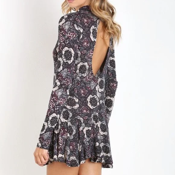 FREE PEOPLE Annabelle Tunic in Plum Combo - Picture 3 of 9
